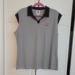 FootJoy Gray Polo with Black Trim